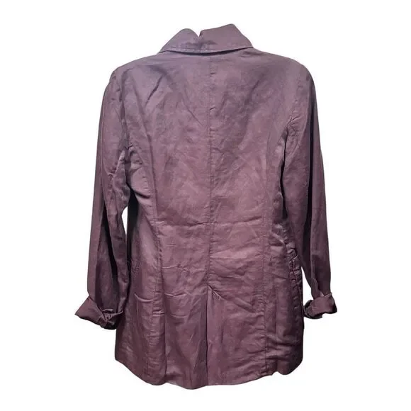 Burning Torch WALLACE BLAZER in PRUNE NWT Size XS - Picture 7 of 11